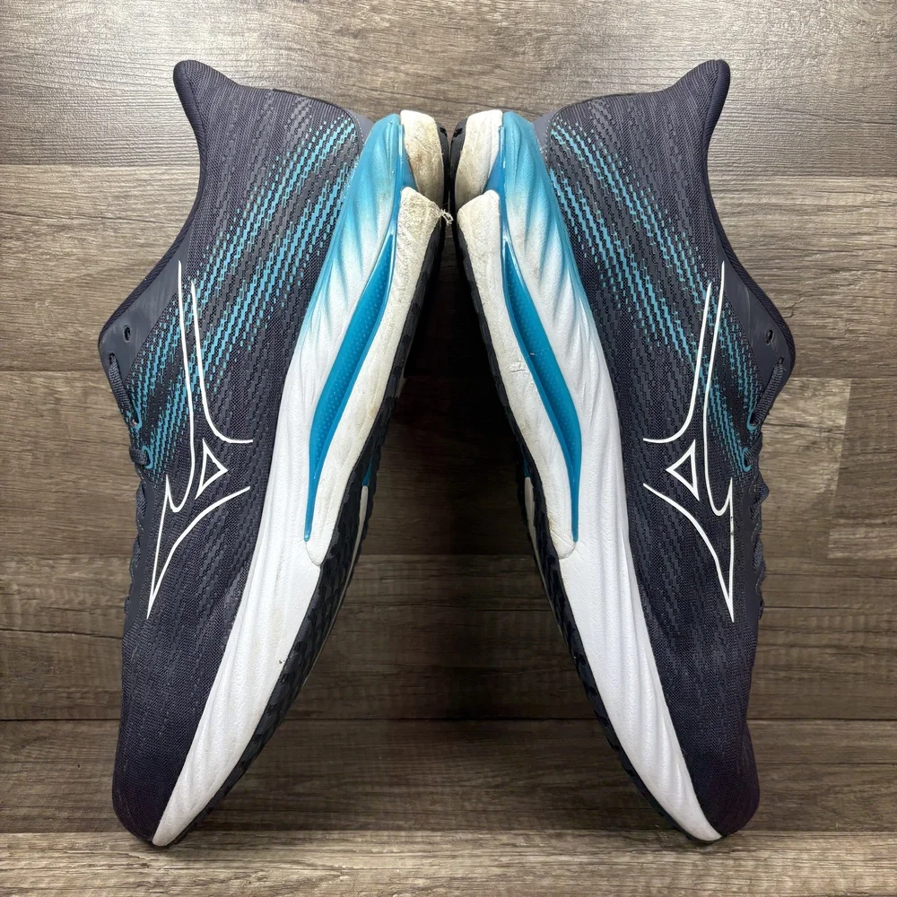 Mizuno Wave Inspire 21 Blue Gray Mens US Size 16 Wide 411492.9W00 Running Shoes - Picture 6 of 9